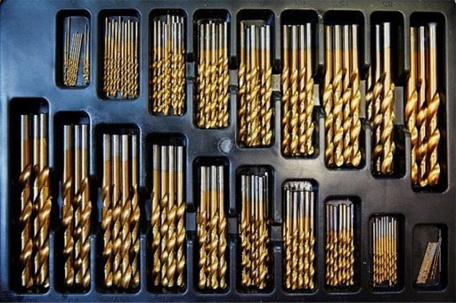 a box of drill bits