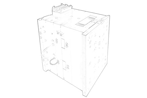 Mold line drawing