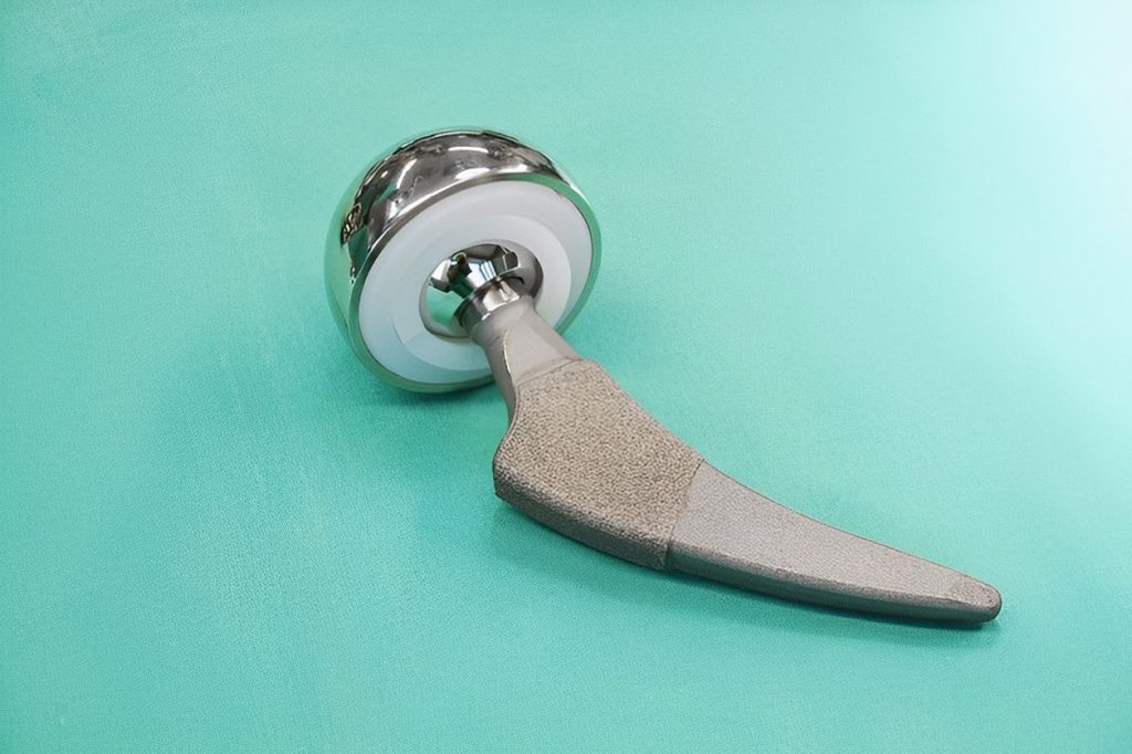 A sample of CNC machined medical implants