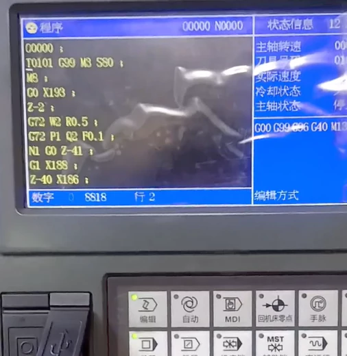 CNC crash on programming