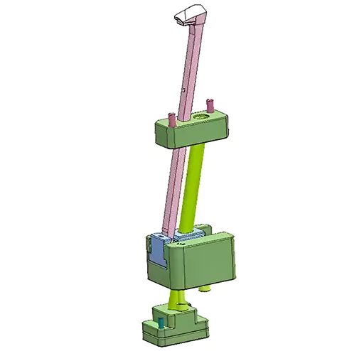 Structure de levage des moules à injection dans l'UG